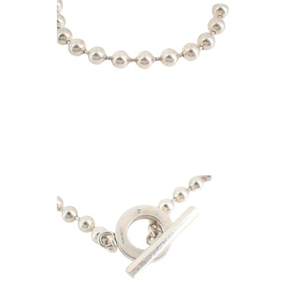 GUCCI Sterling Silver Beaded Toggle Bracelet COA - Picture 2 of 2